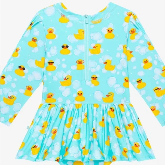 Posh peanut long sleeve swimsuit - Ducky